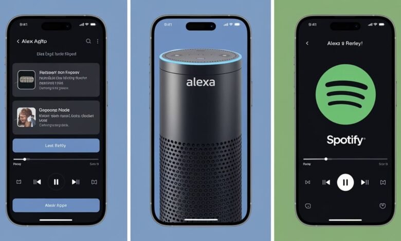 Can you link shops multiple spotify accounts to alexa