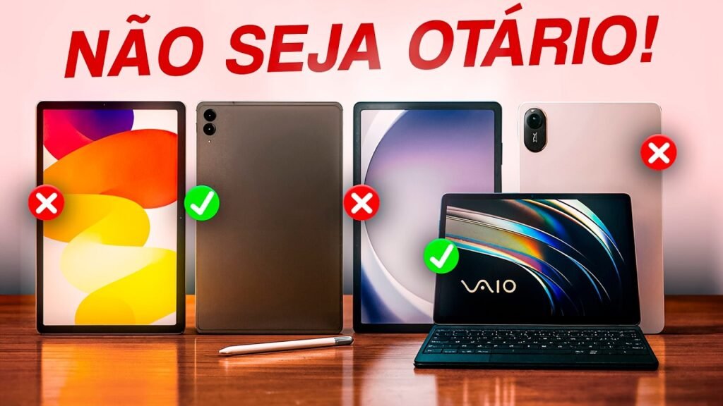 MELHORES TABLETS para Comprar SEM ERRO em 2025 (90% ERRAM!)