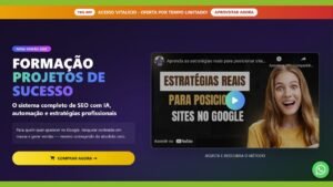 Preço Especial para o Curso Projetos de Sucesso até 29 de Novembro 2025